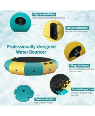 10 Feet Inflatable Splash Padded Water Bouncer Trampoline