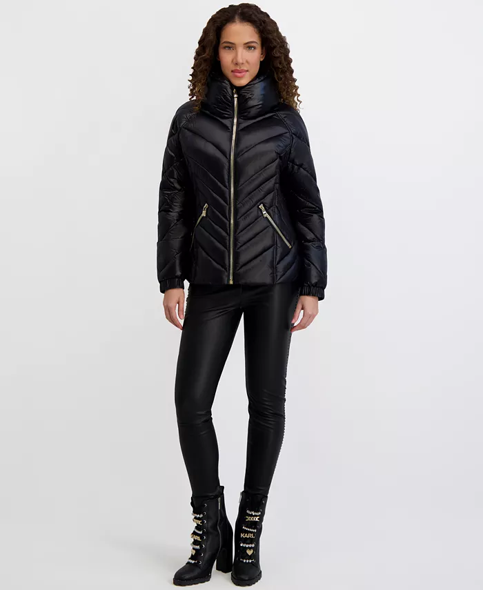 Women's Pillow-Collar Puffer Coat - thumbnail 3