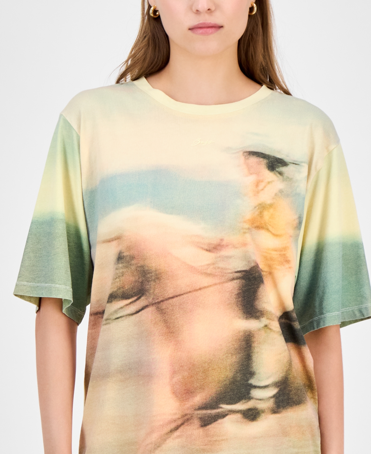 Boss Orange Women's Cowboy Graphic T-Shirt
