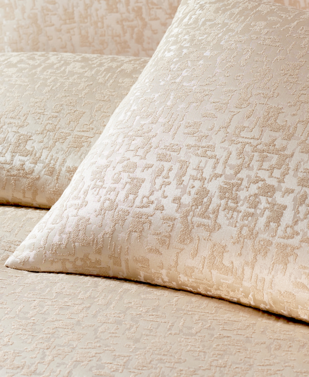 Donna Karan Home Fragment Woven Duvet Cover