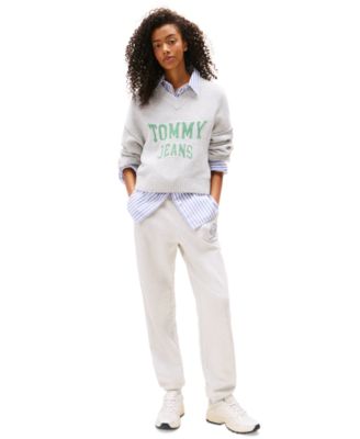 Women's High-Rise Cotton Crest Sweatpants