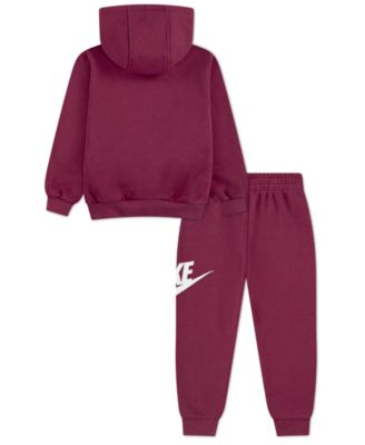 Girls 2T-6X 2-Piece Club Fleece Hoodie and Pants Set