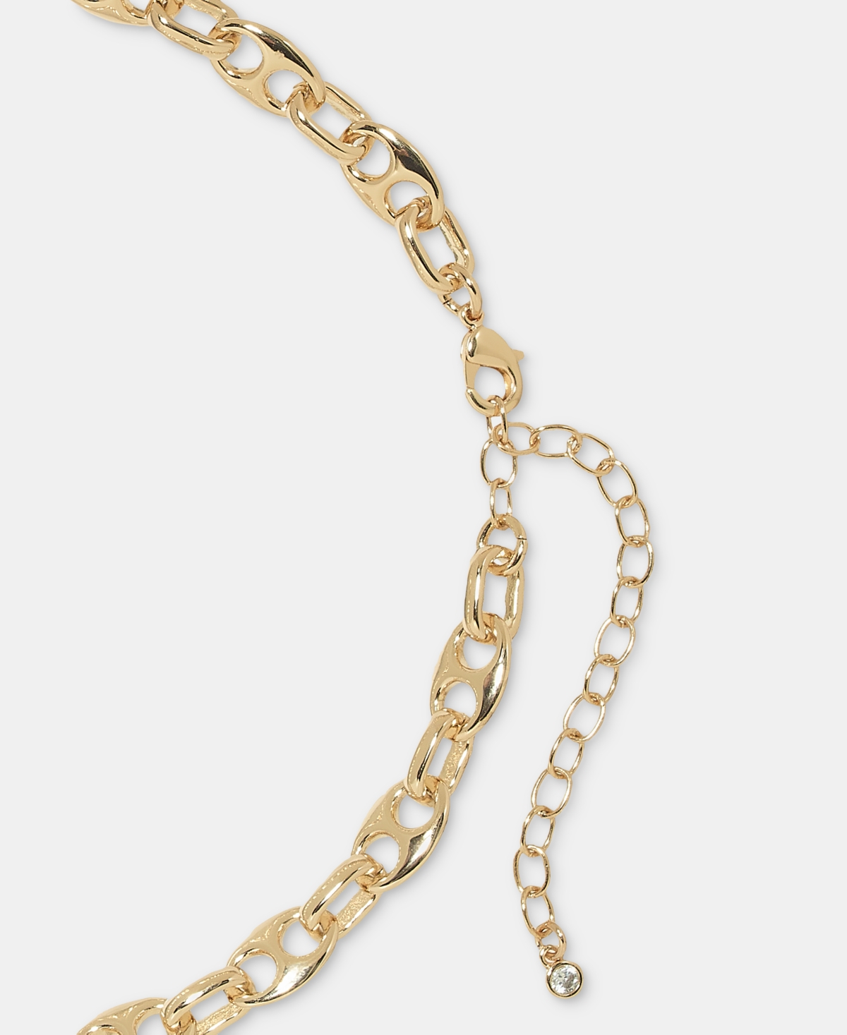 On 34th Link Collar Necklace, 16" + 3" Extender, Macy's Exclusive In Gold