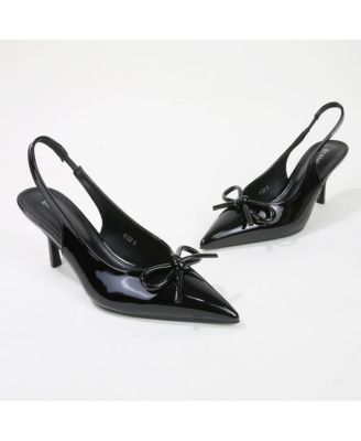 Cree Bow Accent Slingback Pumps