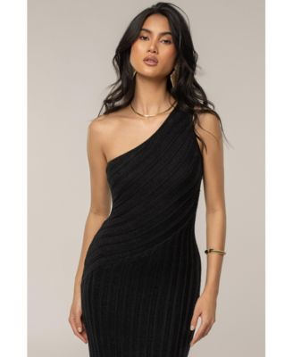 Women's Fringe Knit Maxi Dress