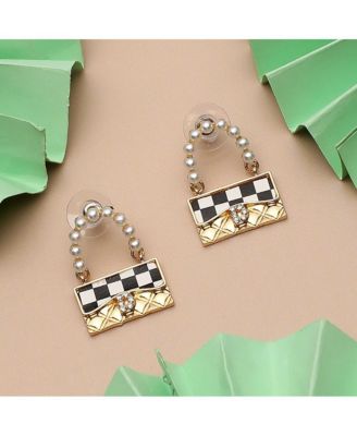 Baguette Drop Earrings