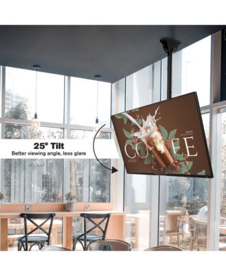 Tilt and Swivel Ceiling TV Mount 37-90 Inch Screens Holds up to 110Lbs.