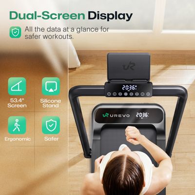 Strol 2S Pro 2-in-1 Smart Treadmill with 9% Auto Incline - AI-Powered Immersive Running & Hiking Experience, App-Controlled