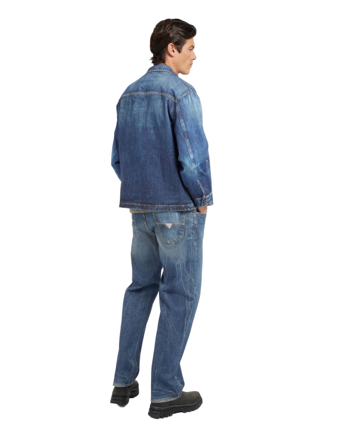 Мужские джинсы GUESS Damon Denim Jeans, цвет: Dogrose — фото 4