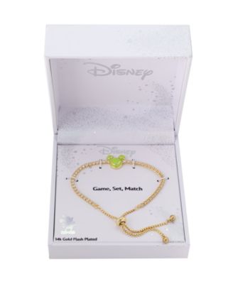Mickey Mouse Cubic Zirconia Ball Tennis Bolo Bracelet