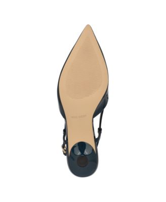 Women's Rhonda Kitten Heel Slingback Pumps