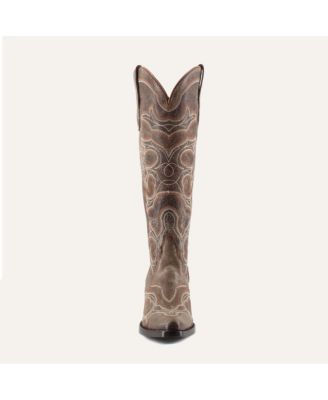 Olivia Leather Cowgirl Boots - Stylish Western Footwear & Comfort By Buck & Brana