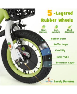 12 Inch Kids Bike for 3-8 Years Old Sport Bicycle with Adjustable Handlebar and Saddle