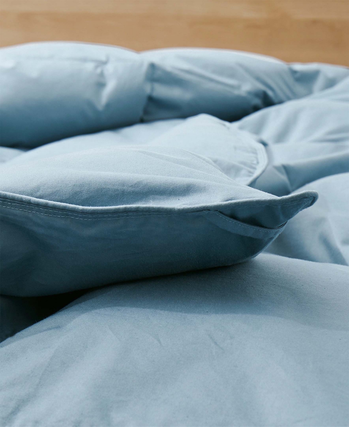 Unikome All Season Goose Down Comforter, Twin In Blue