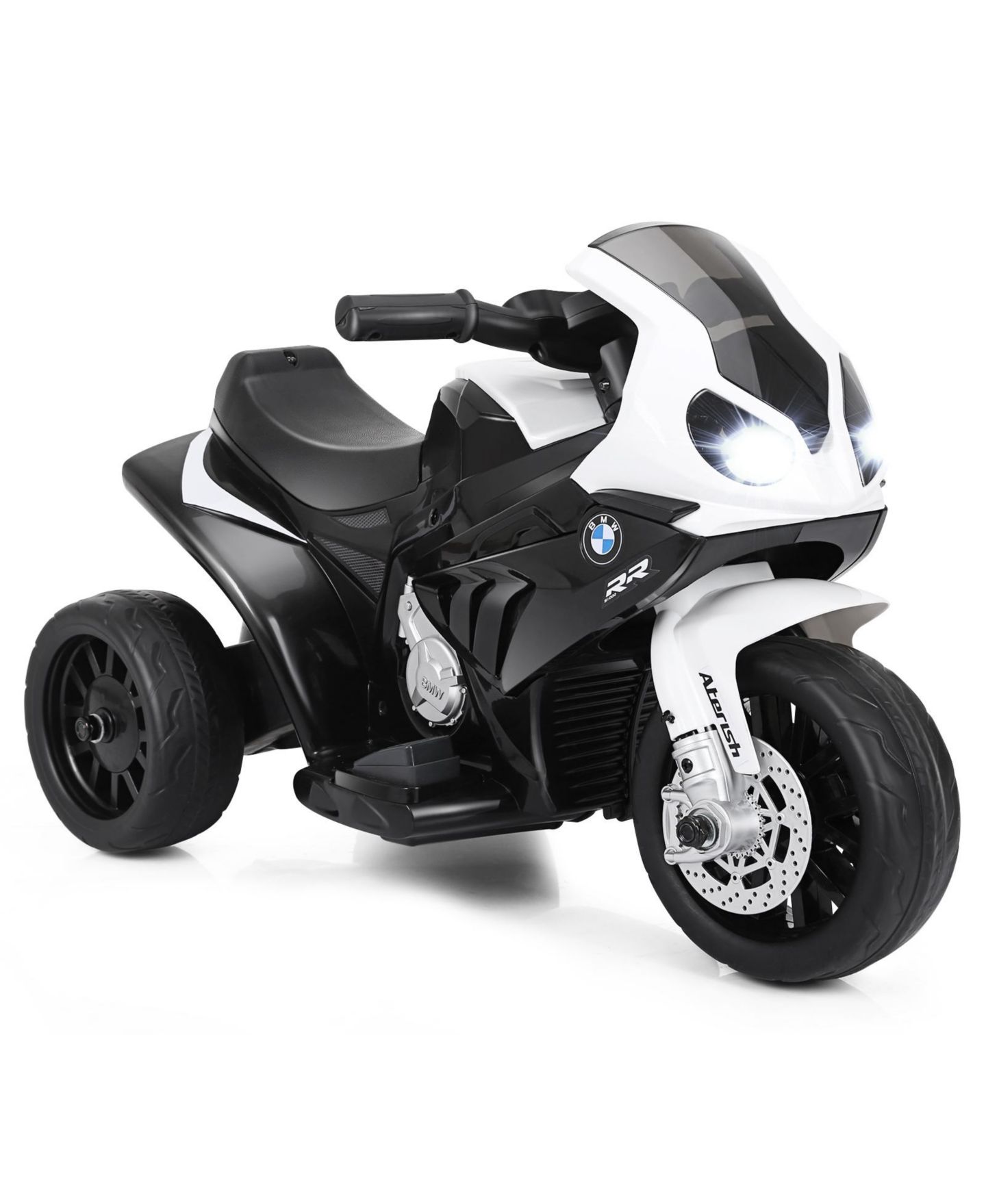Детская игрушка Mecale 6V 3-Wheel BMW Licensed Electric Ride-On Motorcycle, 44 lb. Capacity, Ages 18-36 Months, цвет: Чёрный — фото 1
