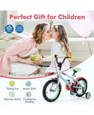 Mecale Kids Bike with Adjustable Handlebar and Saddle Blue