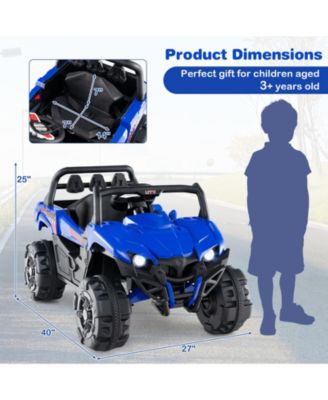 12V Battery Powered Electric Vehicle with Remote Control and 3 Speeds