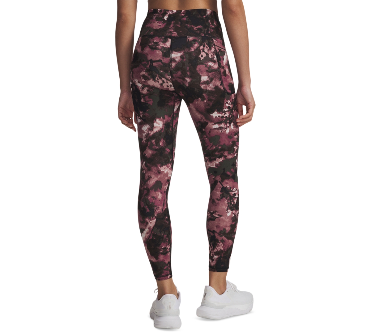 Under Armour Women's Printed Motion Ankle Leggings In Black