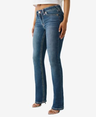 Women's Billie Super T Rhinestone Straight Jeans