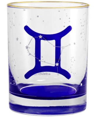 Gemini Zodiac Double Old-Fashioned Glass, Set of 2