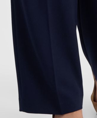 Plus Size Two-Button Wide-Leg Pantsuit Set