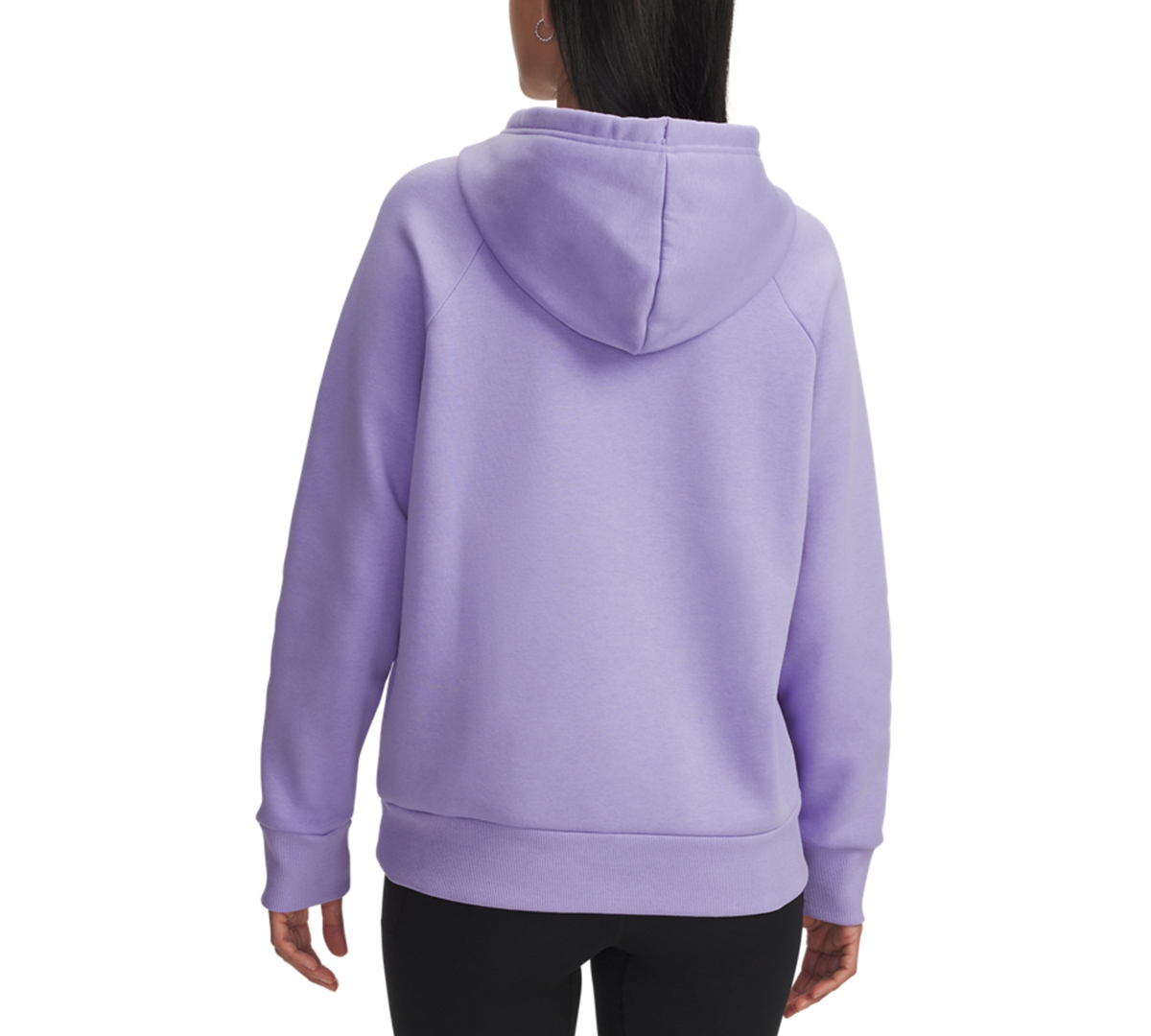 Under Armour Women's Rival Fleece Shimmer Hoodie In Purple