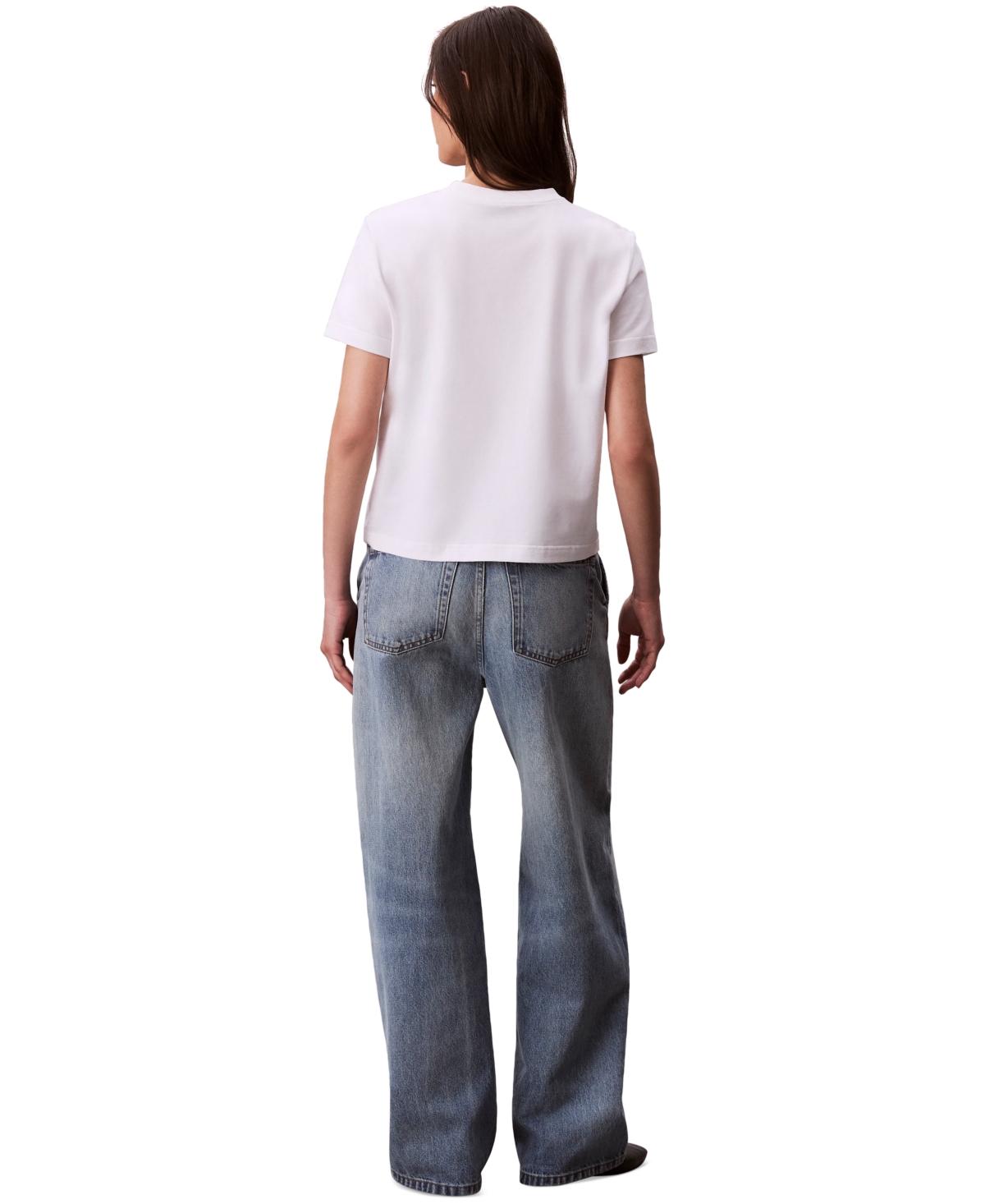 Calvin Klein Jeans Est.1978 Archive Ck Logo T-shirt In White