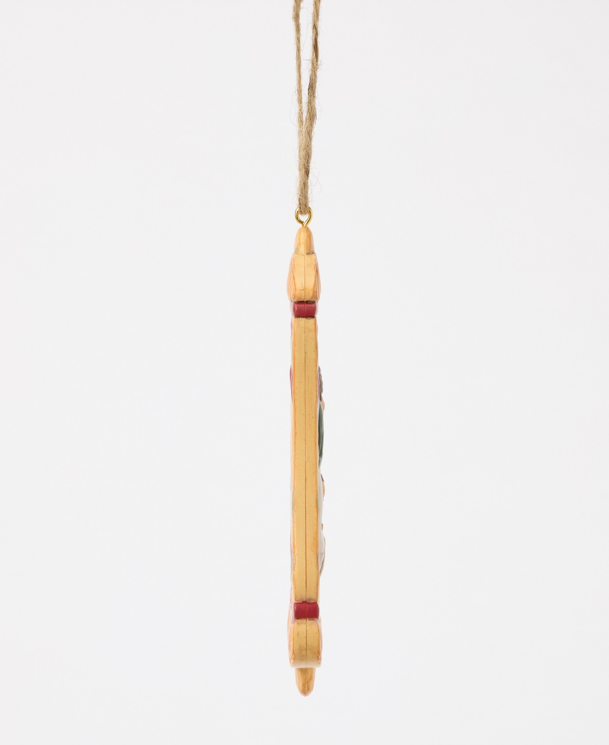 Jim Shore Rotating Holy Family In Bell Hanging Ornament In Multi