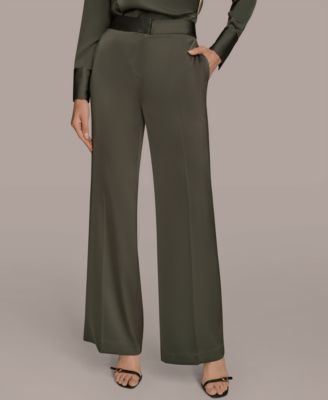 Donna Karan New York - Women's Charmeuse Wide-Leg Pants