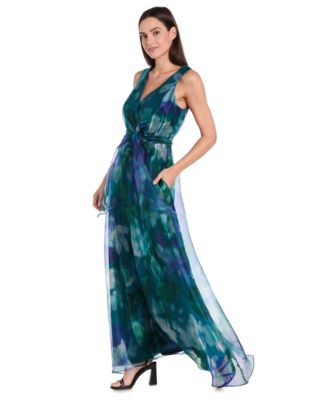 Women's Sleeveless Bow-Tie A-Line Dress