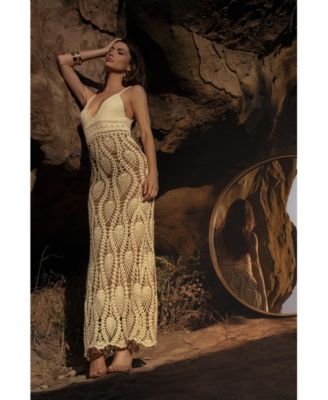 Women's Great Escape Crochet Maxi Dress