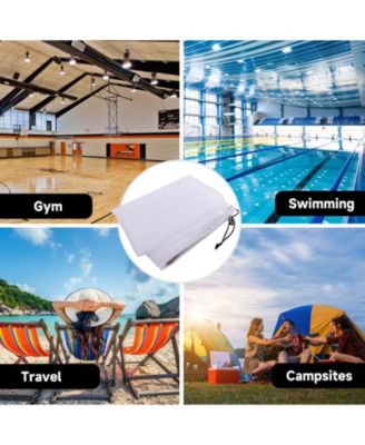 24"x36" Large Mesh Sports Ball Drawstring Bag for Gym Training, Football, Basketball, Swimming (Several Colors Available)