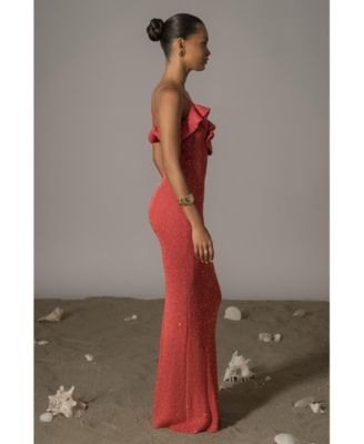 Midnight Sparkle Maxi Dress