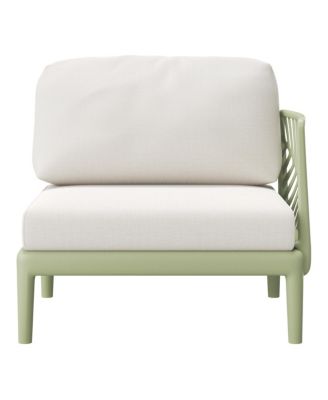 Modern Outdoor Polypropylene Resin Deep Seating Patio Loveseat