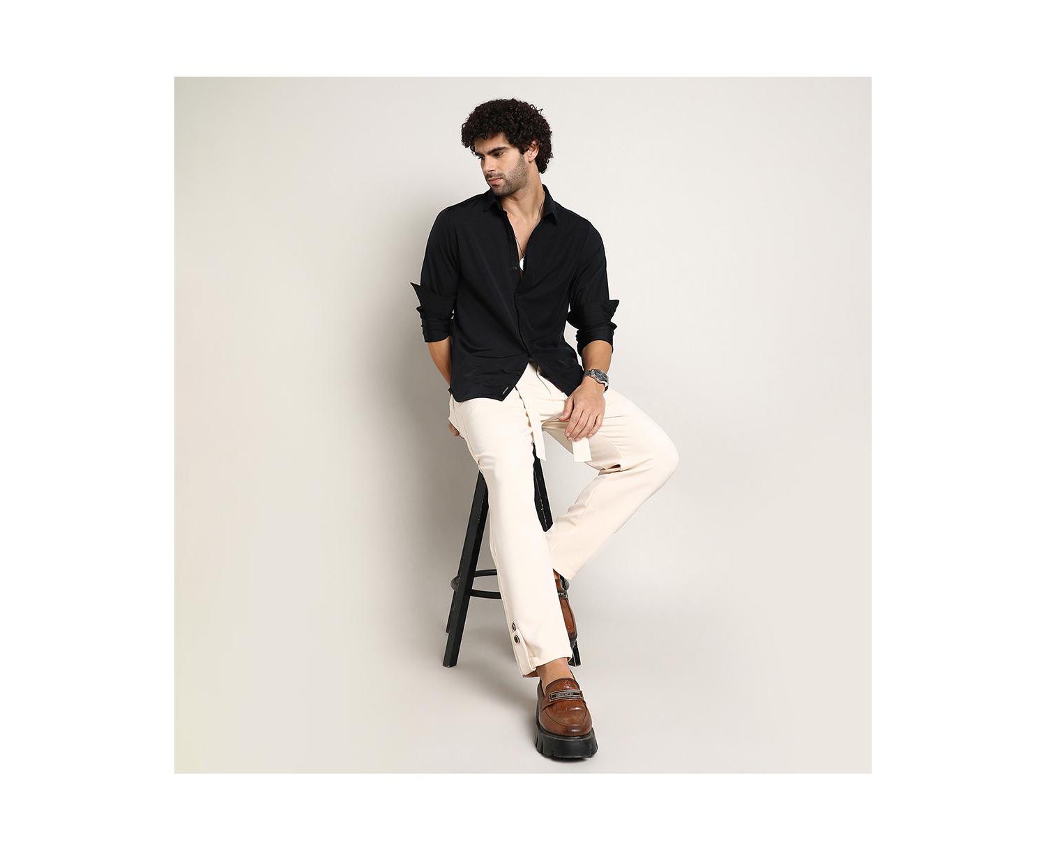 Men's Onyx Black Everyday Solid Shirt
