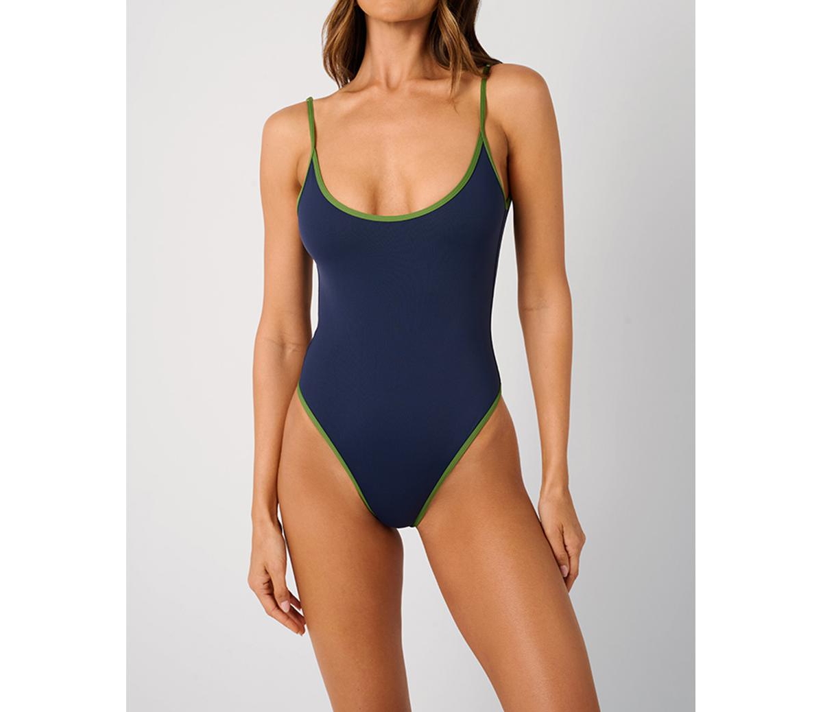 Women's Scoop Cami One Piece - Mid blue/basil