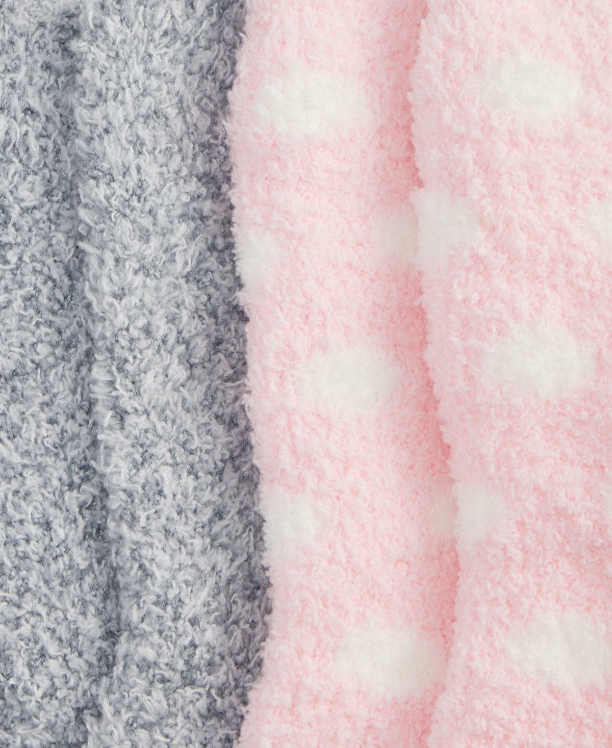 Charter Club Women's 2-pk. Fuzzy Butter Socks, Created For Macy's In Gray