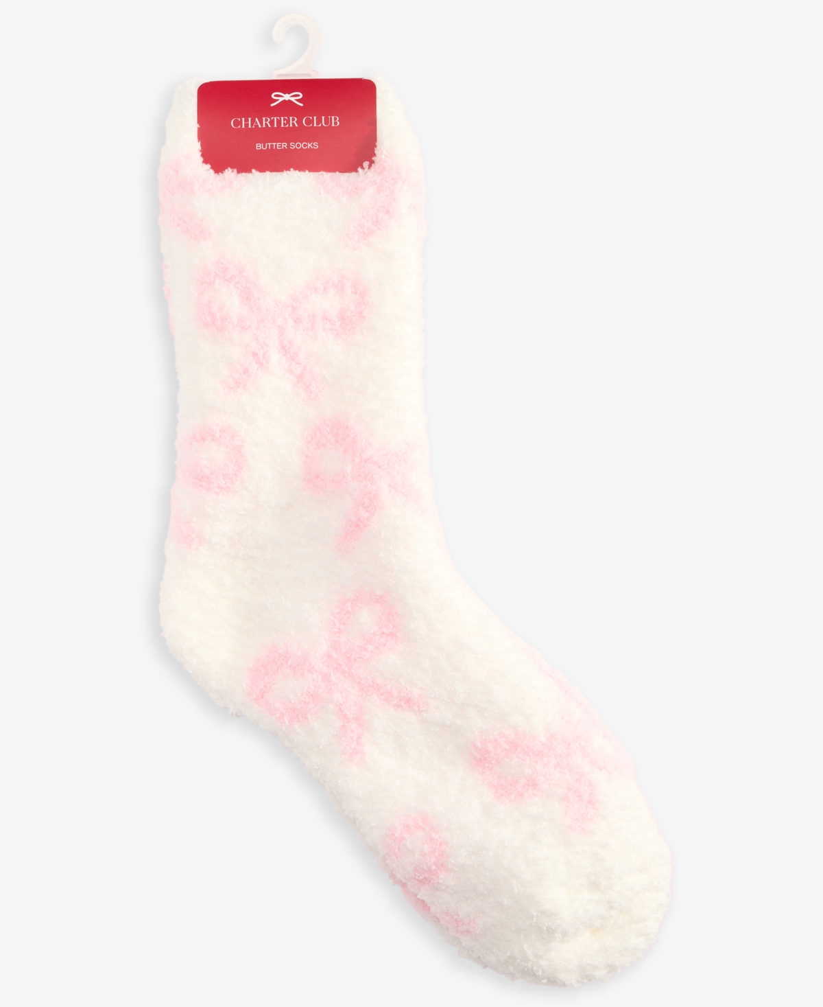Charter Club Women's 2-pk. Fuzzy Butter Socks, Created For Macy's In Purple