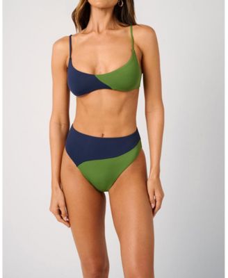 Women's Colorblock Tie Back Top