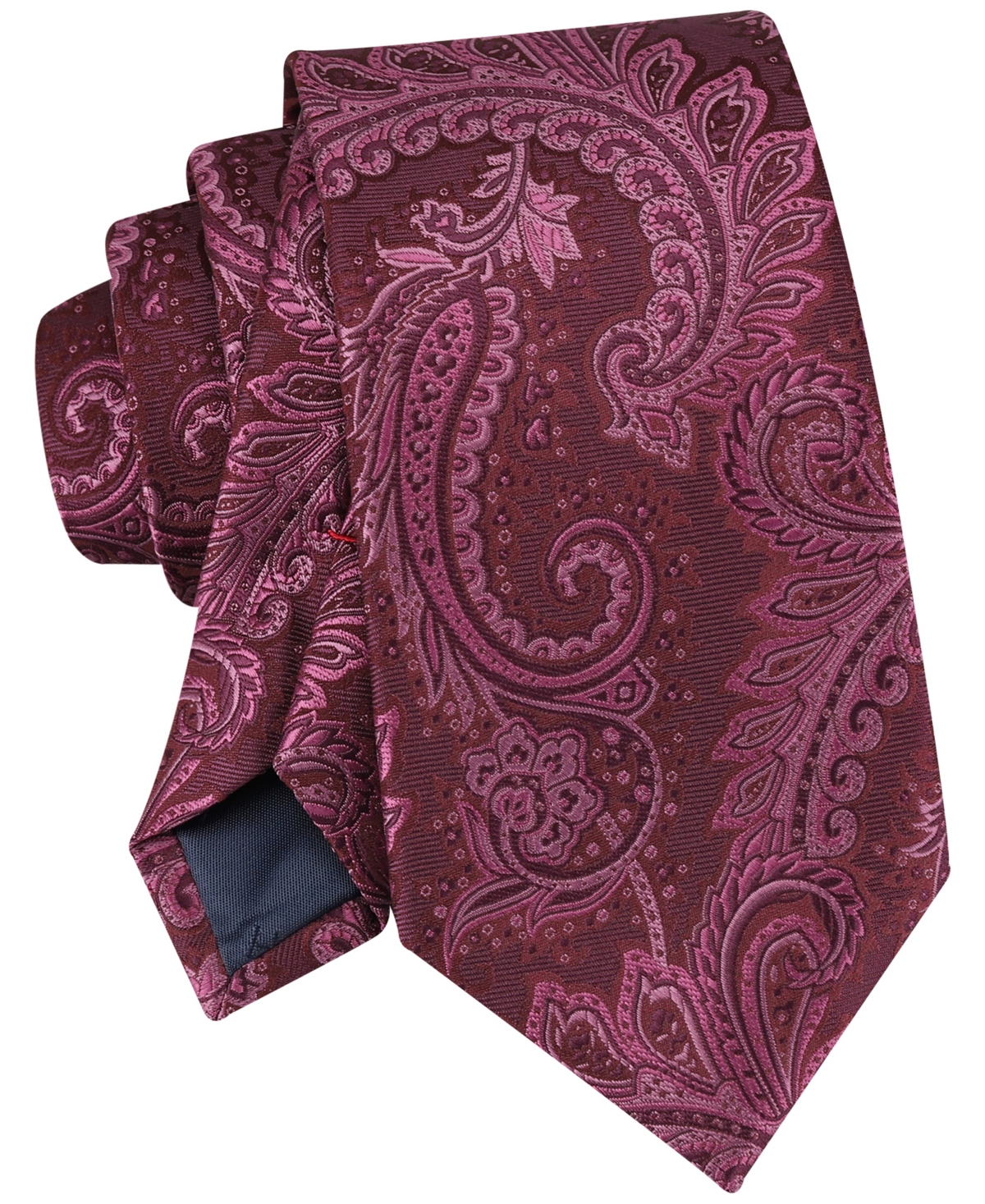 Tommy Hilfiger Men's Lucia Classic Paisley Tie In Burgundy