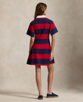 Women's Striped Cotton Jersey Rugby Dress