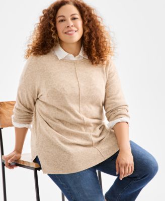 Plus Size Luxsoft Tunic Sweater