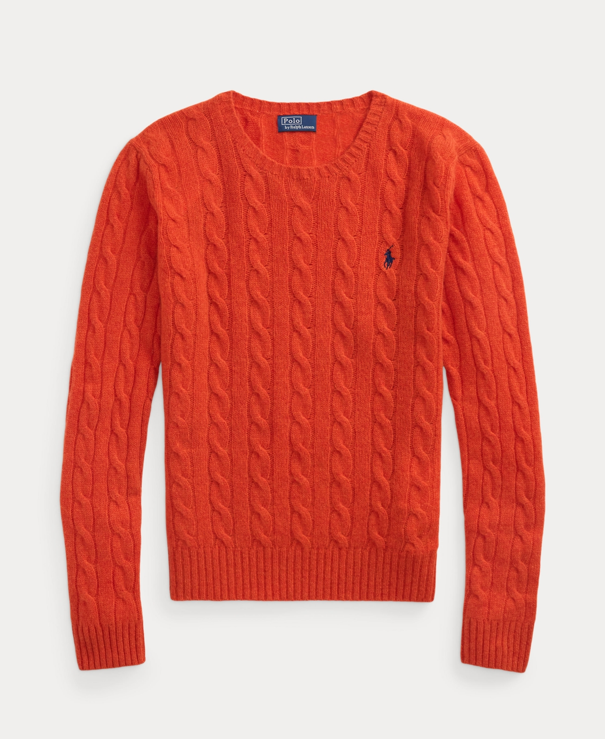 Polo Ralph Lauren Women's Cable Wool-cashmere Crewneck Sweater