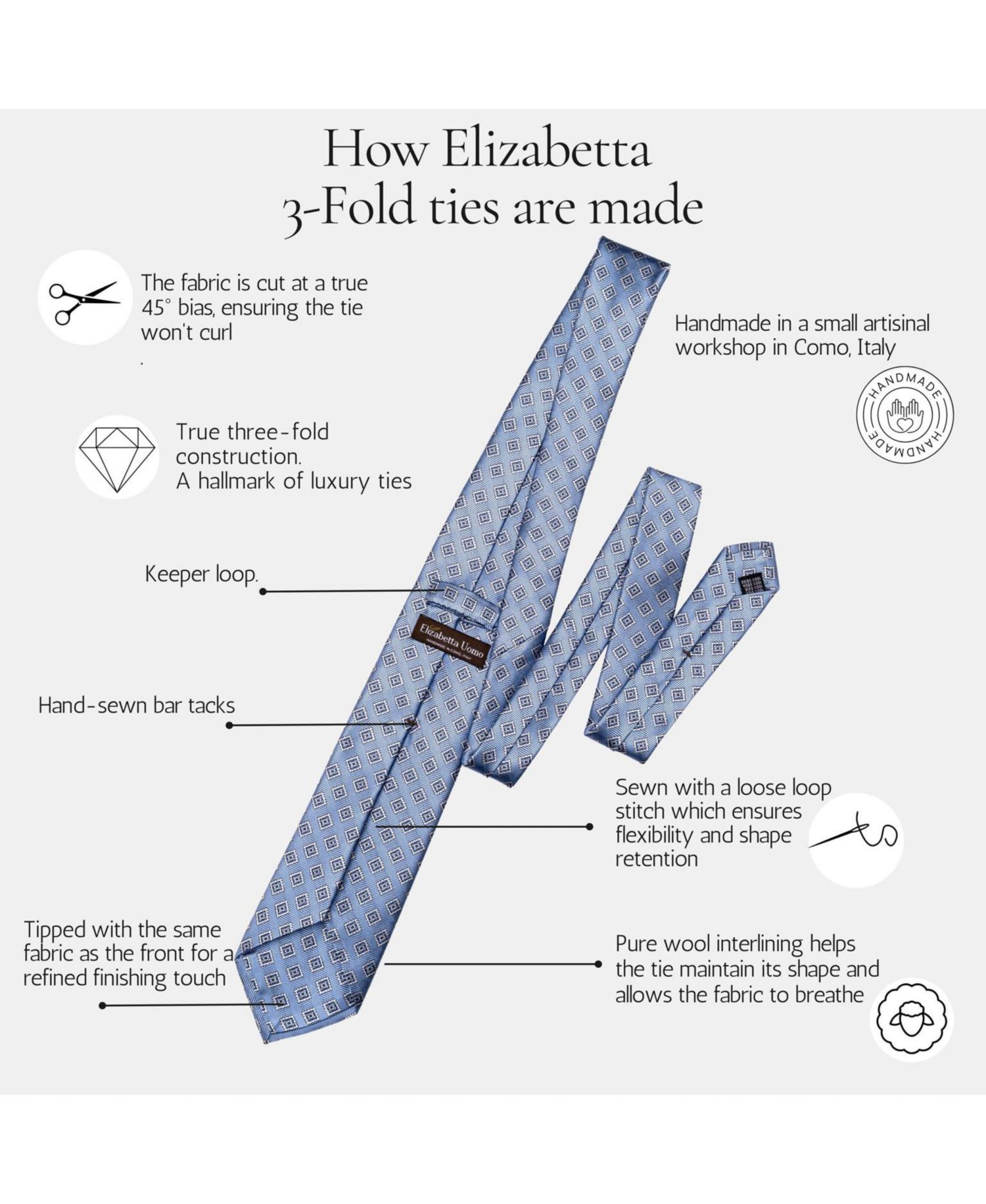 Men's Donatello - Silk Jacquard Tie for Men