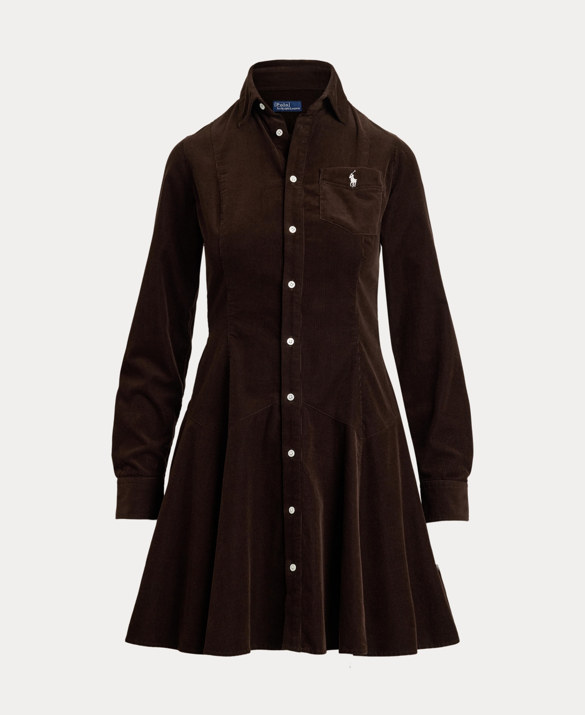 Polo Ralph Lauren Cotton Corduroy A-line Shirtdress