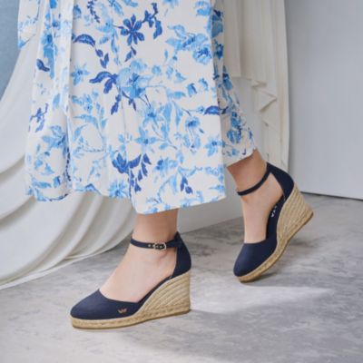 Women's Estartit Canvas Espadrille Wedges