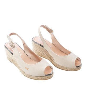 Gavina Canvas Espadrille Sandal Wedges
