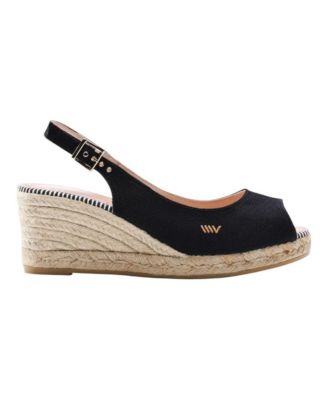 Women's Gavina Canvas Espadrille Sandal Wedges Slingback