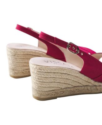 Llansa Limited Edition Canvas Espadrille Sandal Wedges
