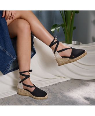 Escala Canvas Espadrille Wedges